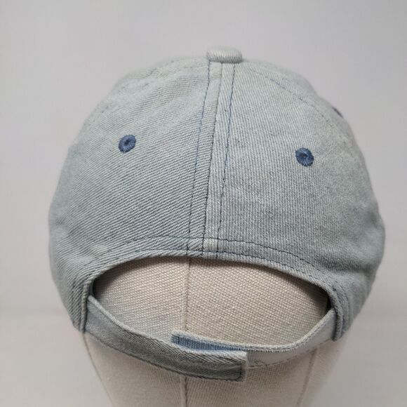 Unbranded Girl's Strapback Hat Blue Adjustable Fuzzy LOVE Logo Cotton Blend - Picture 6 of 8